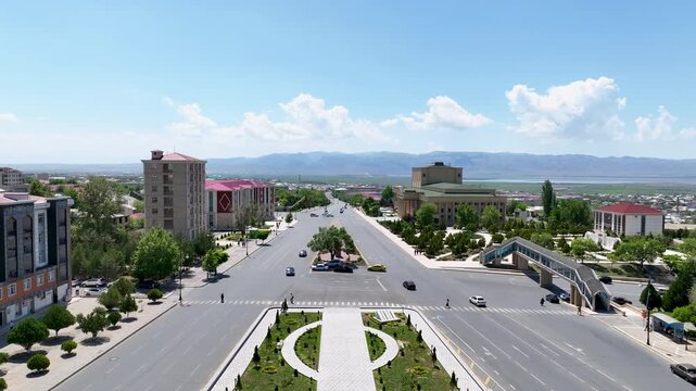 Drone Footage of Nakhchivan Autonomous Republic Landscape, Azerbaijan
