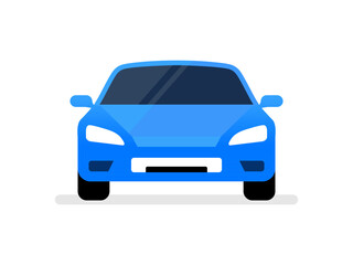 Modern Flat Vector Car Illustration Collection