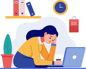 businessman working on laptop