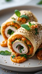 grilled salmon steak with vegetables