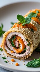 grilled salmon with vegetables