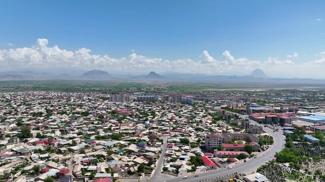 Drone Footage of Nakhchivan Autonomous Republic Landscape, Azerbaijan