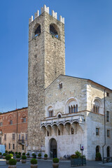 Fototapeta premium Broletto Palace, Brescia, Italy