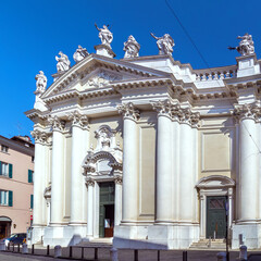 Obraz premium Collegiate Church of Saints Nazaro and Celso, Brescia, Italy