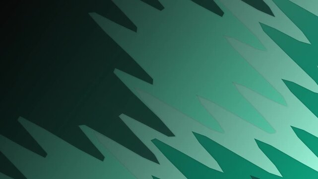 Abstract Green Jagged Lines Background.