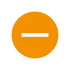 Minus Button Icon for User Interface