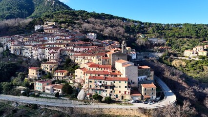 il borgo medievale di Marciana, Isola d'Elba, Livorno, Toscana, Italia.
Meta turistica di italiani...