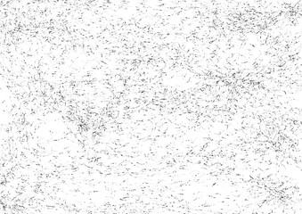 Chaotic Black Squiggly Line Texture on White