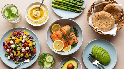 Fresh Farm Vegetables and Eggs Rustic Kitchen Still Life