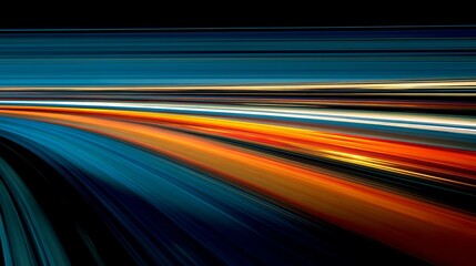 Abstract streaks of light and color, creating a vibrant and dynamic visual effect on a dark background