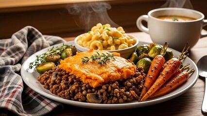 Fresh Farm Vegetables and Eggs Rustic Kitchen Still Life
