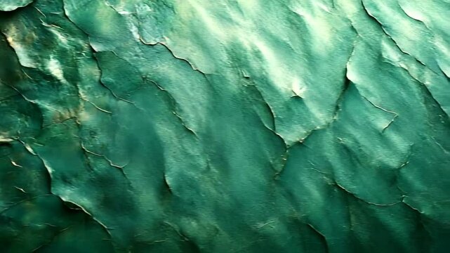 Textured green surface with layered patterns and subtle lighting effects