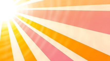Abstract Colorful Sun Rays