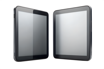 tablet computer isolated on transparent background