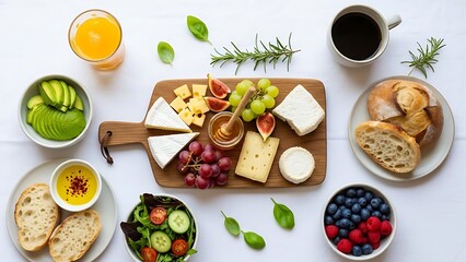 Fresh Farm Vegetables and Eggs Rustic Kitchen Still Life