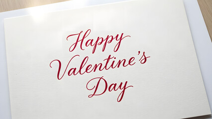 Happy valentines day wishes greeting card