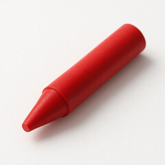 Isolated red pen, marker, and pencil school equipment set on white background with felt tip highlighter and colorful plastic writing tools for office drawing
