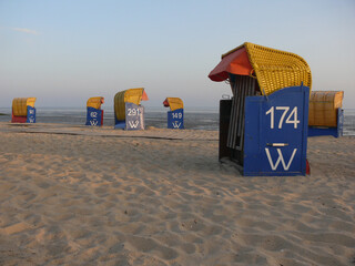 Am Strand von Cuxhaven