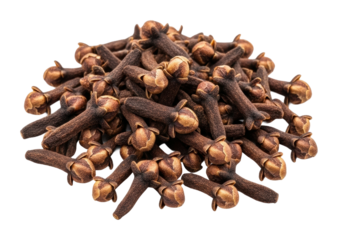 Harvesting cloves culinary spice global market aromatic benefits isolated on transparent background