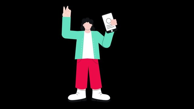 vector illustration of a man