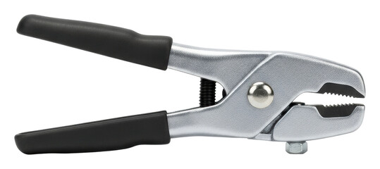 Obraz premium Using plier tool for diy projects workshop isolated on transparent background