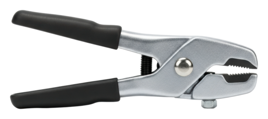 Using plier tool for diy projects workshop isolated on transparent background