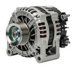 Engineering insights on automotive alternator features for shops isolated on transparent background