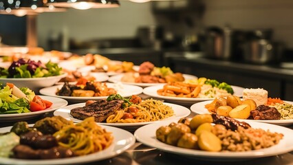 Restaurant Food Preparation and Serving Concept