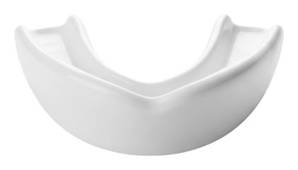 Elegant white ceramic bowl kitchen product minimalist design isolated on transparent background