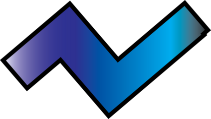 blue arrow icon