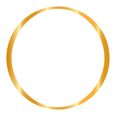 Elegant gold circle frame png. Minimalist design perfect for luxury branding, and premium product presentation.