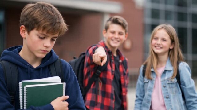 Bullying, bullies and victim, harassment, mockery and intimidation