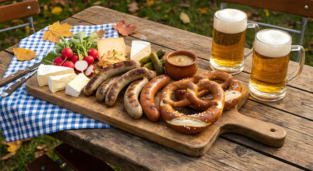 Bavarian Outdoor Picnic Feast