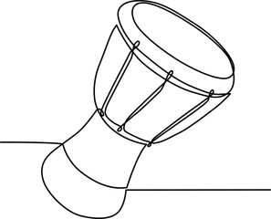 Traditional hand drum Vector