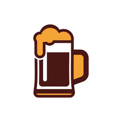 Illustration of Beer Mug