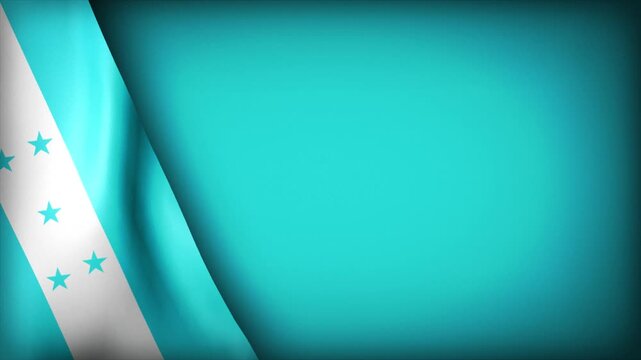 High Quality National Animated Background with Wavy Flag of HONDURAS