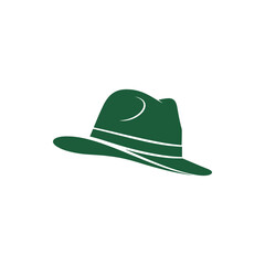 green safari hat icon