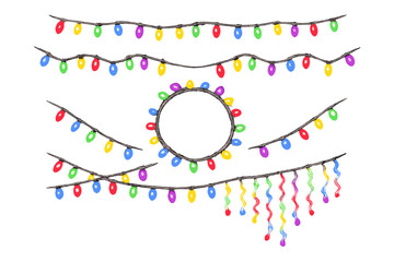 Colorful Christmas Lights Decoration