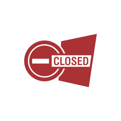Closed Sign Symbol