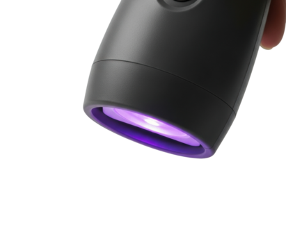 Exploring ultraviolet light usage in home settings technology isolated on transparent background - Powered by Adobe