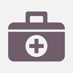 Obraz premium Medical First Aid Kit Icon