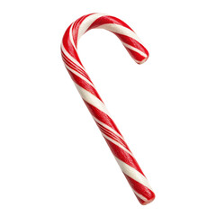 Vibrant candy cane on black background for Christmas