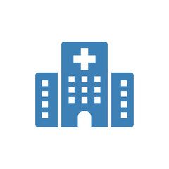 Obraz premium Modern hospital building Vector