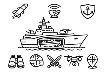 Naval Warfare Icons