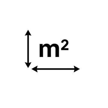 Property Area Measurement Square Meter Icon