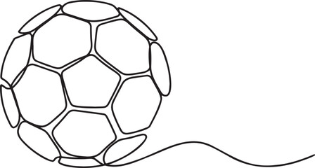 Obraz premium a-minimalist-line-drawing-of-a-soccer-ba_H8nZKAfYRCScLZNgz6q0KQ_ZwC8SAzZRqmzk-qRiOUgzQ_traced