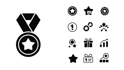 Rewards and Loyalty Icon Set