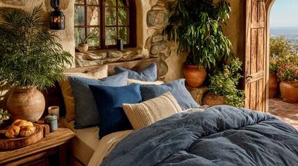 Cozy and Rustic Bedroom with Natural Light and Relaxing Vibes