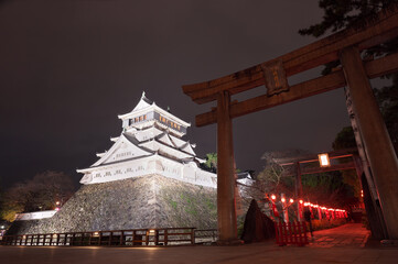 小倉城ライトアップ