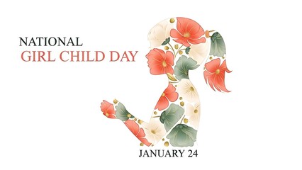 National girl child day celebrated on january 24 with flowers